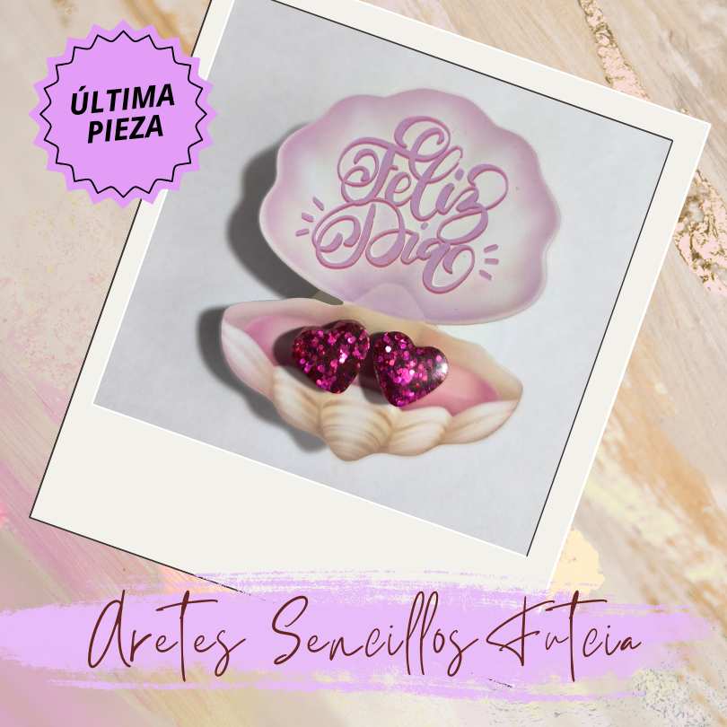 aretes sencillo futcia